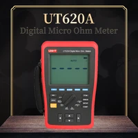 uni t ut620a dc low resistance tester digital micro ohm meters 60000 counts display highlow limit alarm usb interface