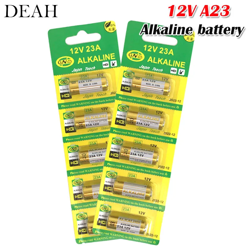 10 шт./лот щелочной Батарея 12V 23A 23GA 21/23 A23 A23S E23A EL12 MN21 MS21 V23GA MN21 L1028 RV08 GP23A K23A для пульт дистанционного управления дверным