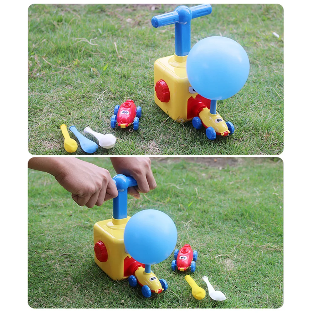 

Kids Car Toys for Children Aerodynamic Forces Inflatable Balloons Toy Car Inertial Power Balloon Toy Baby Early Education Gift
