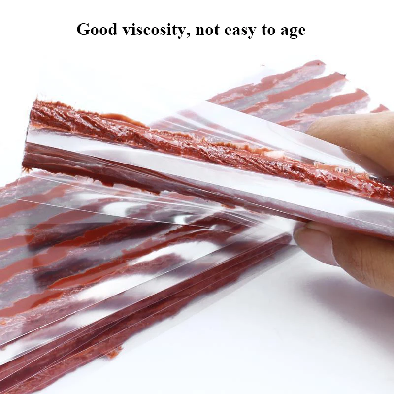 5/10/20pc Tubeless Tire Repair Tool Strips Stiring Glue For Tyre Puncture Emergency Car Motorcycle Bike Rubber Strip |