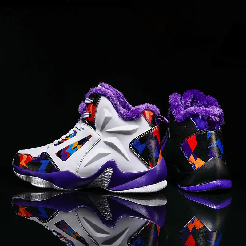 

Couple fashion high-top sneakers men and women classic multicolor casual shoes plus cotton sneakers