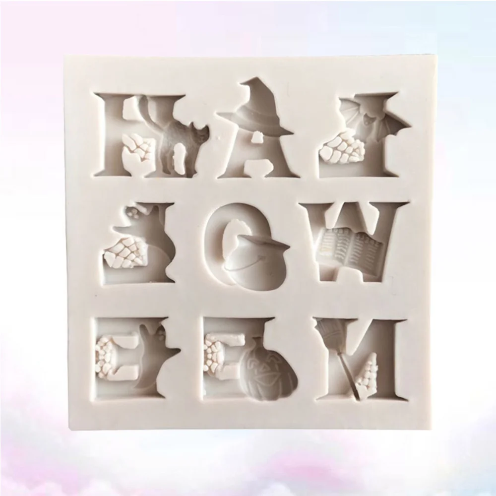 Хэллоуин Ведьма призрак тыква буквы торт форма Сделай Сам торт| |