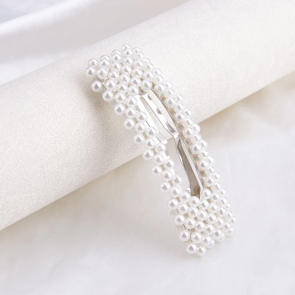 1pcs design 5 Oshioner женские жемчужные заколки для волос корейский стиль для взрослых личности принцесса элегантные шпильки аксессуары для волос из сплава для женщин - Цвет: 1pcs design 5