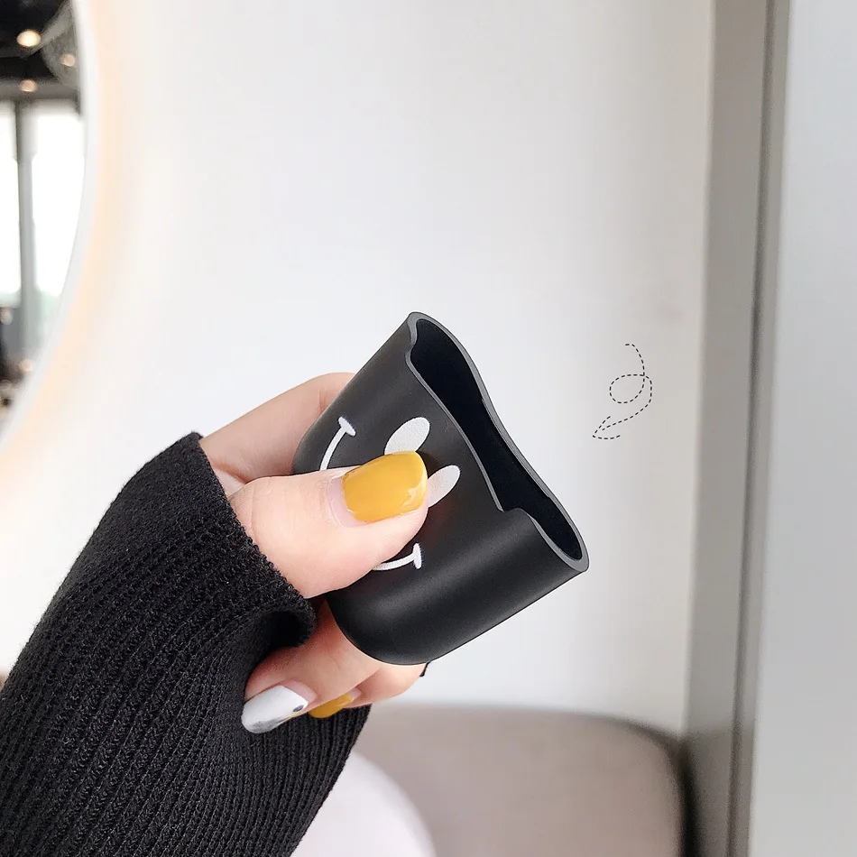 Для AirPods случае 3D мультяшный наушник чехол для Apple Airpods 2 забавные интимные аксессуары защитную крышку с палец кольцо ремень