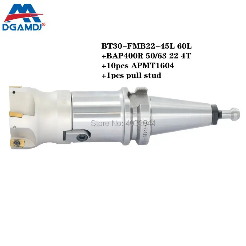 BT30 FMB22 45L 60л фреза для лица + BAP400R 50/63 22 4T 10 APMT1604 H2 Карбид inse|Держатель инструментов| |