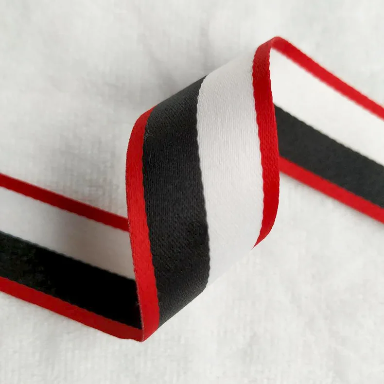 

HOT SALE 1cm Red White Black polyester ribbon DIY organza r ribbon fabric ribbon easter accessories household sewing accessories