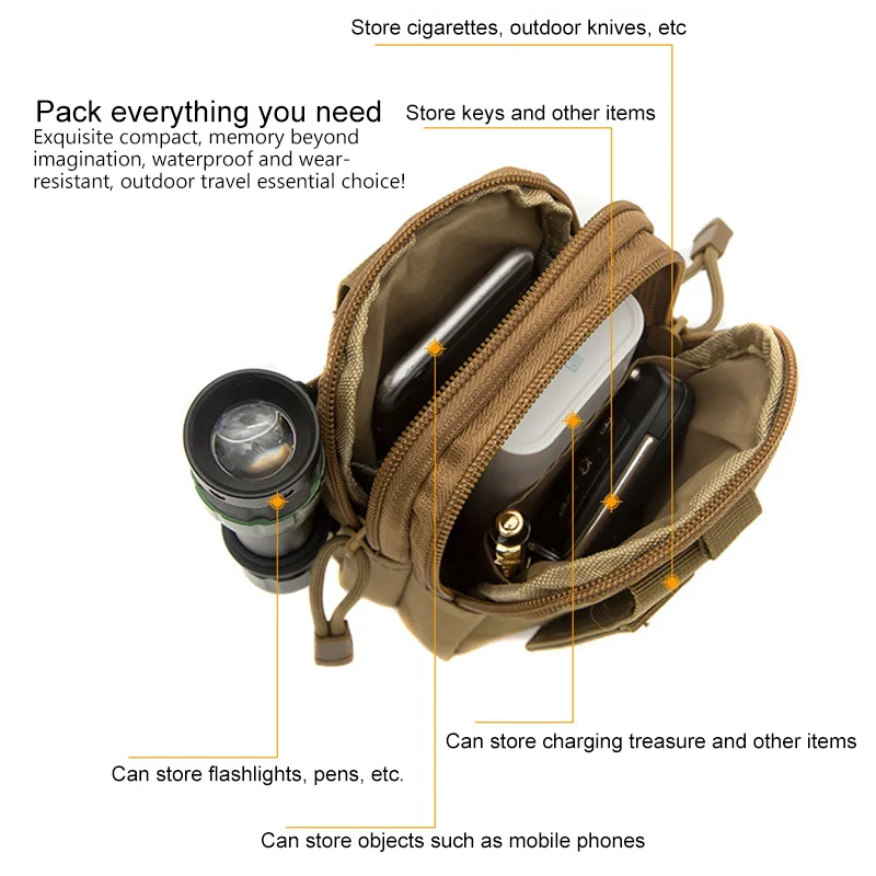 Военный тактический рюкзак камуфляжная сумка водонепроницаемый на плечо для
