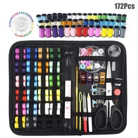 172pcs sewing kits diy fabric apparel multi function box set for embroidery thread tool with scissors thimbles threads buttons