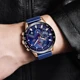 2021 New LIGE Blue Casual Mesh Belt Fashion Quartz Gold Watch Mens Watches Top Brand Luxury Waterproof Clock Relogio Masculino Other Image