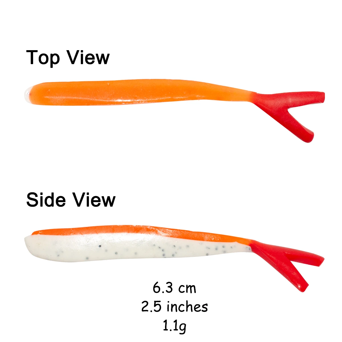 Микро мягкие приманки для ловли рыбы 63 см 1 1g 10 шт. 5 цветов кремний Swimbait Мягкая