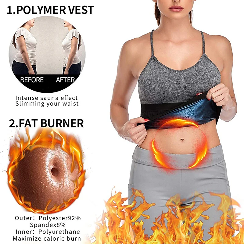 Корсет для тренировки талии пояс пота женщин компрессионный триммер похудения