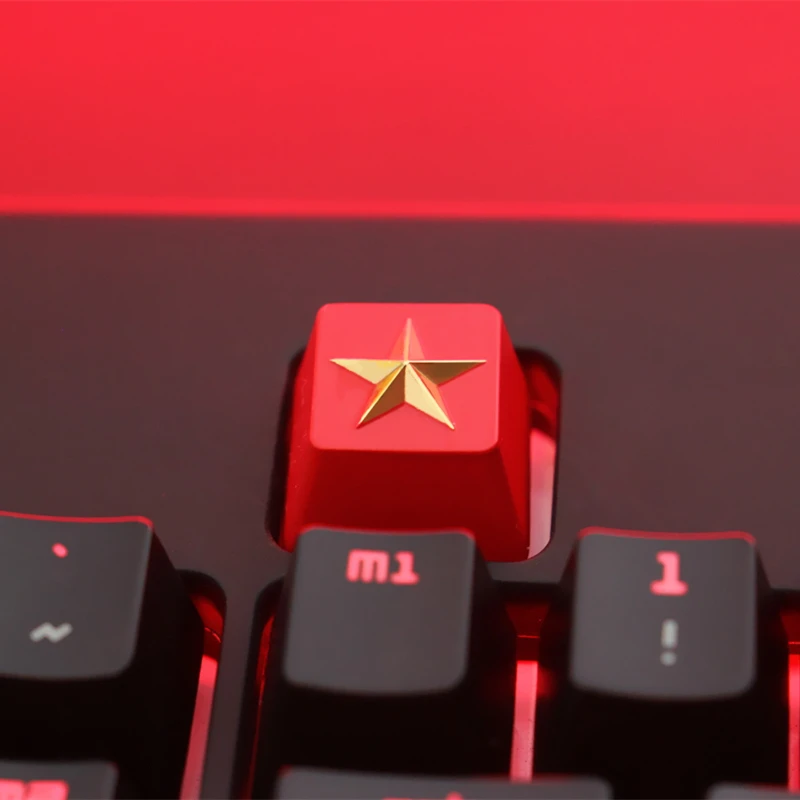 KeyStone Keycap 1 шт. советская тема алюминиевый сплав металлические механические