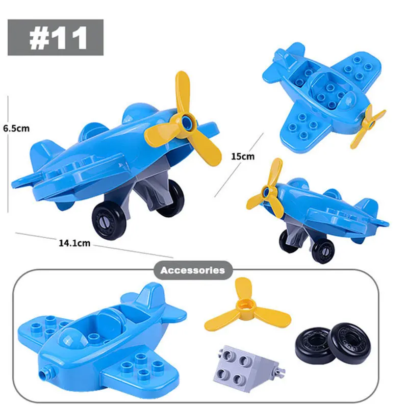 GOROCK Classic City Traffic Series Building Blocks DIY Assemble Bus Car Toys Bricks Compatible All Brands For Baby Gifts | Игрушки и