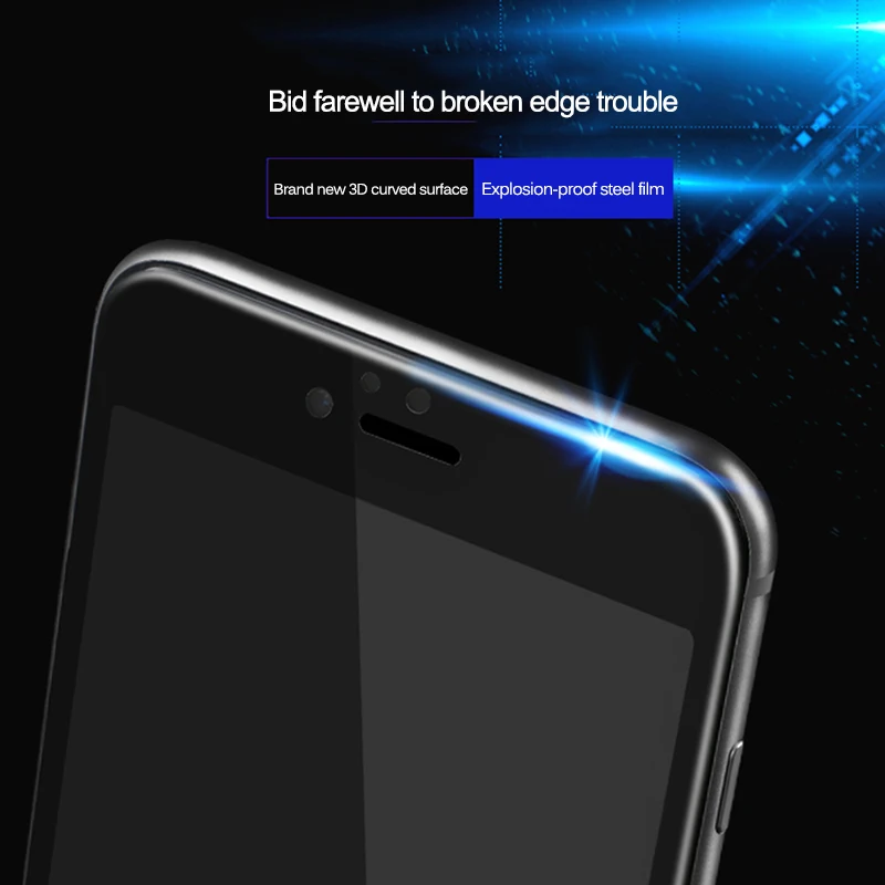 

15 Pcs Full Cover Tempered Glass For iPhone 7 8 Plus Screen Protector Protective Glass Front Film for iPhone 6 6s Plus Soft Edge
