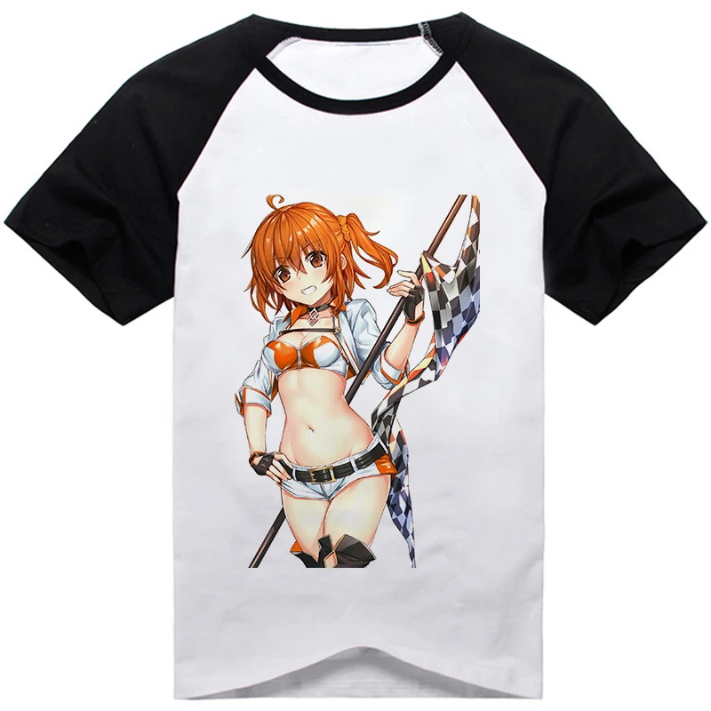 Футболка унисекс с принтом аниме FGO Fate Grand Order Повседневная рубашка коротким