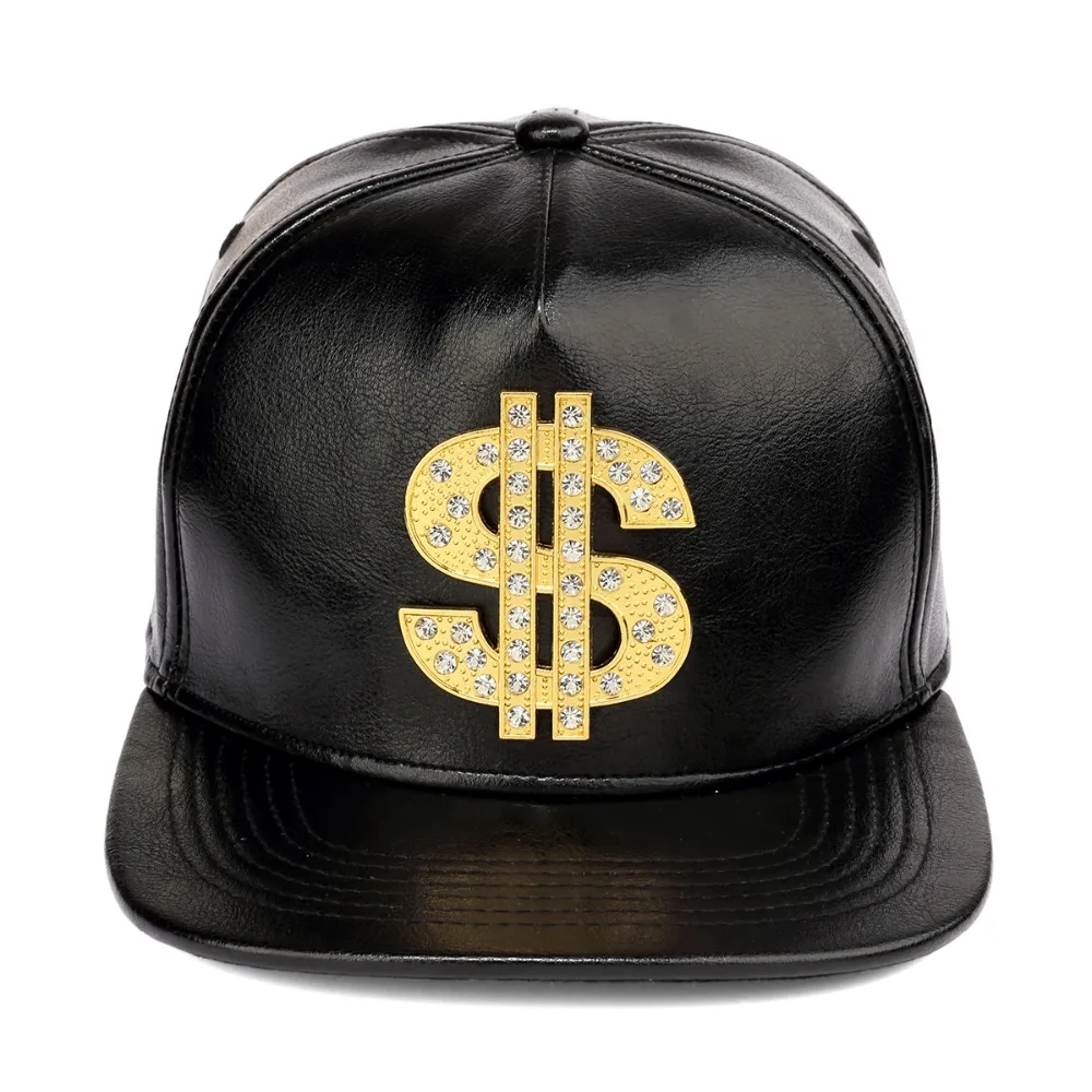 

Бейсболки Gorras мужские кожаные в стиле хип-хоп, доллар США