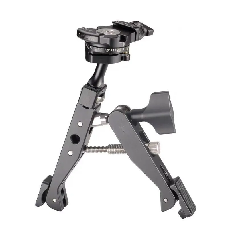 Металлический поворотный кронштейн с зажимом крабом для камеры студисветильник