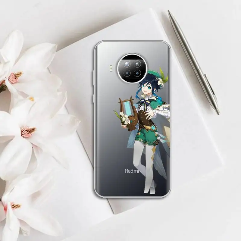 

anime girl genshin impact Cute Phone Case Transparent for Xiaomi mi note 10 8 9 t HUAWEI p30 40 11 Samsung S 8 9 10 20 pro lite