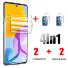 Защитные стеклянные Чехлы для Samsung Galaxy M32 Гидрогелевая мягкая пленка для Samsung Galaxi m 32 M52 5G M22 M42 M62 чехол из закаленного стекла