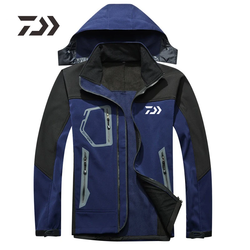 Новинка куртка Daiwa для рыбалки Осень зима Флисовая теплая одежда походов