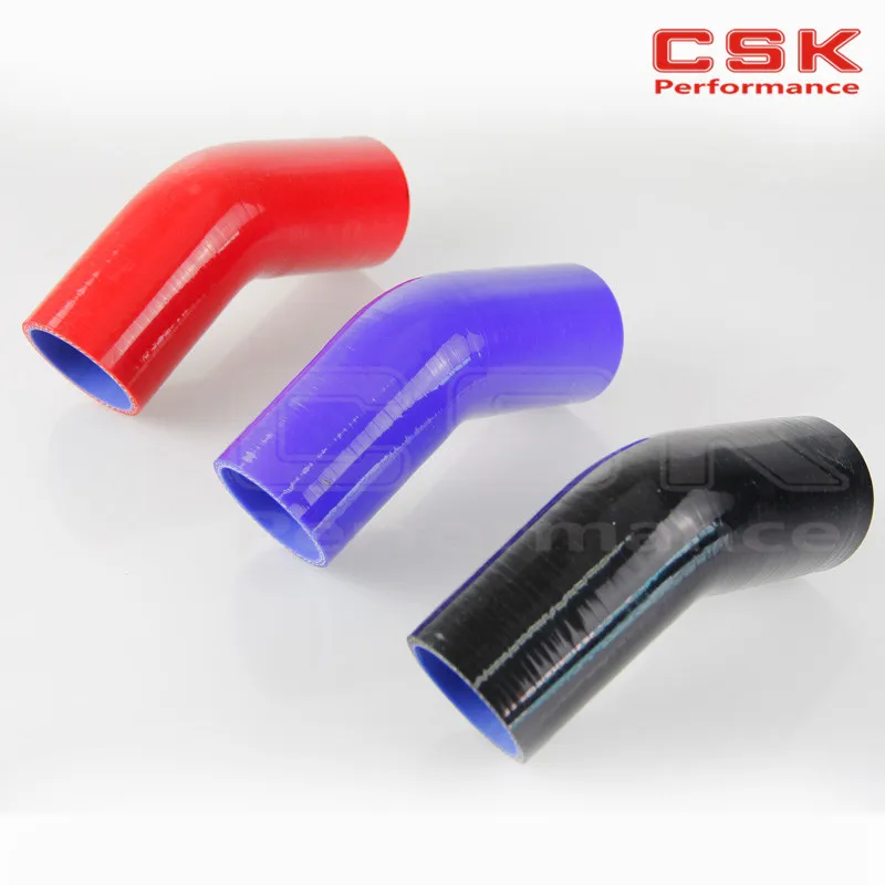 76 мм гоночный силиконовый шланг 45 градусов колено муфта Intercooler турбо шланг|turbo