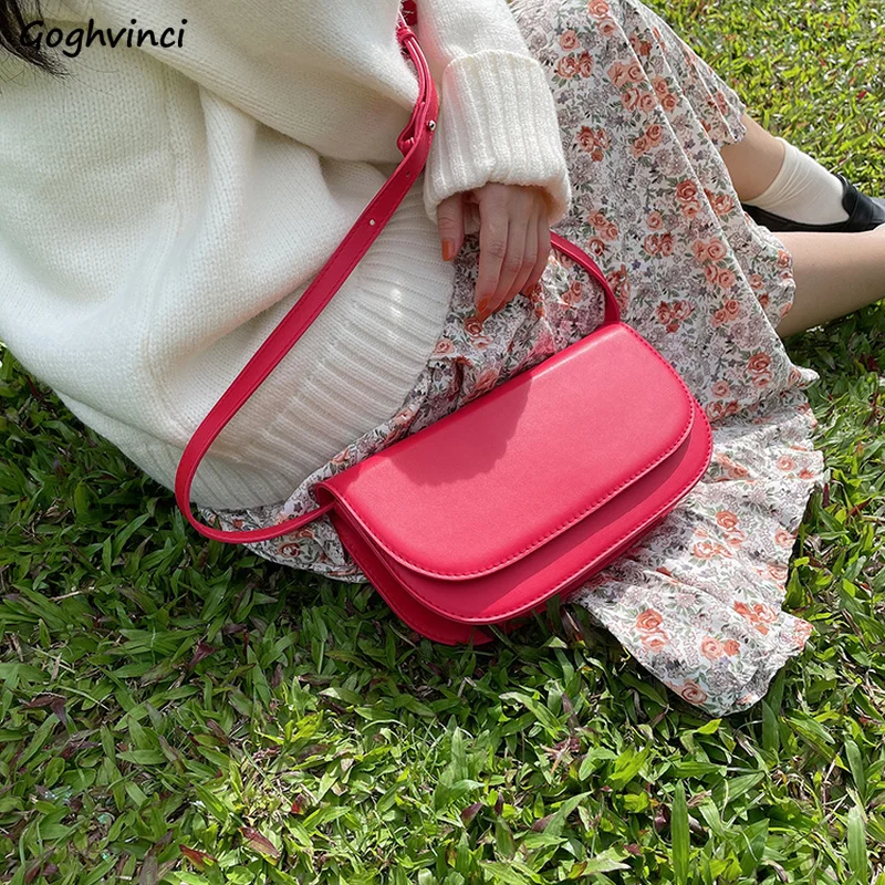 

Сумки через плечо для женщин, простые Винтажные Сумки из искусственной кожи на застежке, подростковые элегантные Удобные сумки в стиле ольч...