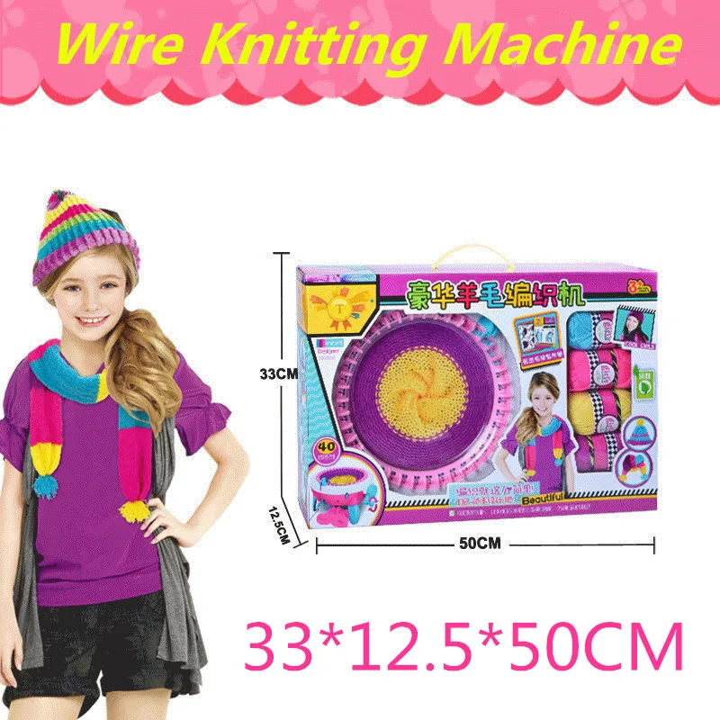 20 40 позиций игл большая ручная вязальная машина ткацкий станок вязание для шапки