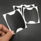 Универсальная 4 наклейки из углеродного волокна для защиты дверей автомобиля, автомобильные запчасти для Kia Rio 3 4 K2 K3 K5 K4 Cerato,Soul,Forte,Sportage R,