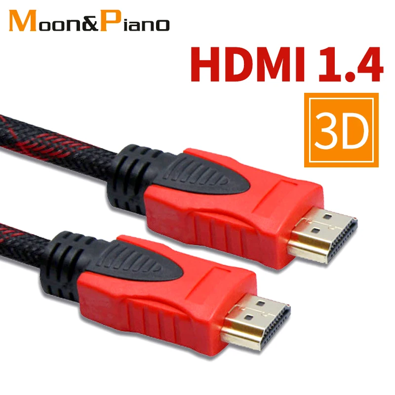 Высокоскоростной HDMI совместимый кабель видеокабели с позолоченным цифровым