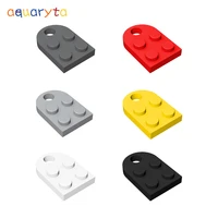 aquaryta 30pcs parts 2x2 single sided round edged perforated plate building blocks compatible with 3176 diy educational toys