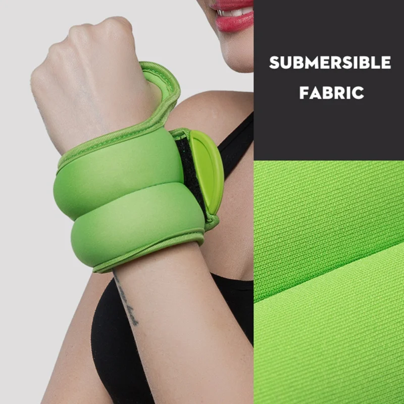 

2PCS 1kg Running Walking Hand Wrist Weights Sandbag Iron Sand Invisible Fitness Boxing Training Equipments