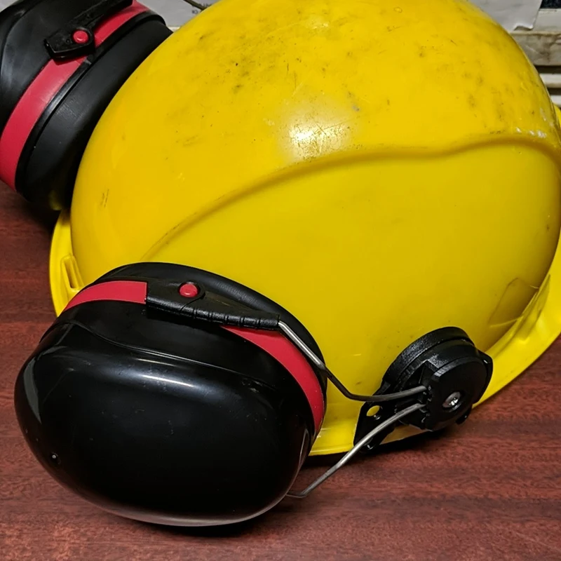 Звуконепроницаемые наушники шумозащита крепление жесткой шляпы NRR 27 дБ для