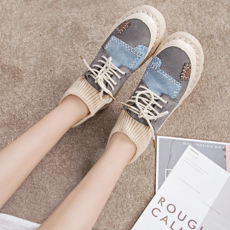 Ботиночки женские зимние носки повседневные Ботинки martin женская обувь на