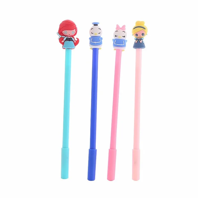 1 шт. мультфильм Животные Русалка гелевая ручка 0 5 мм с милым желтым утенком