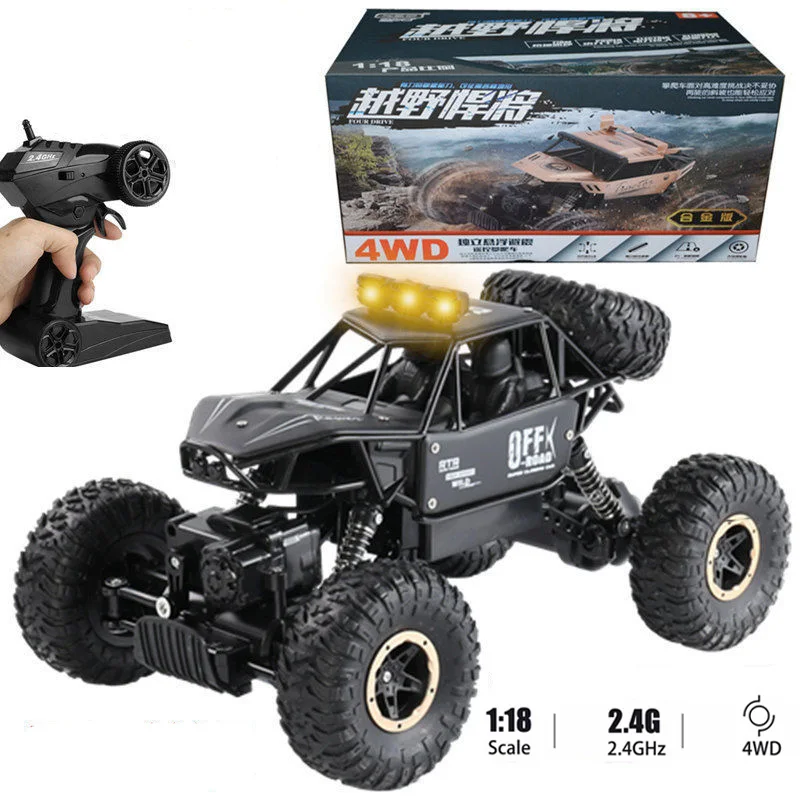 

1:18 4WD RC Car Off Road 4x4 Buggy 2.4G Remote Controlled Car Machine Radio Controlled RC Drift Children Kids Toys for Boys