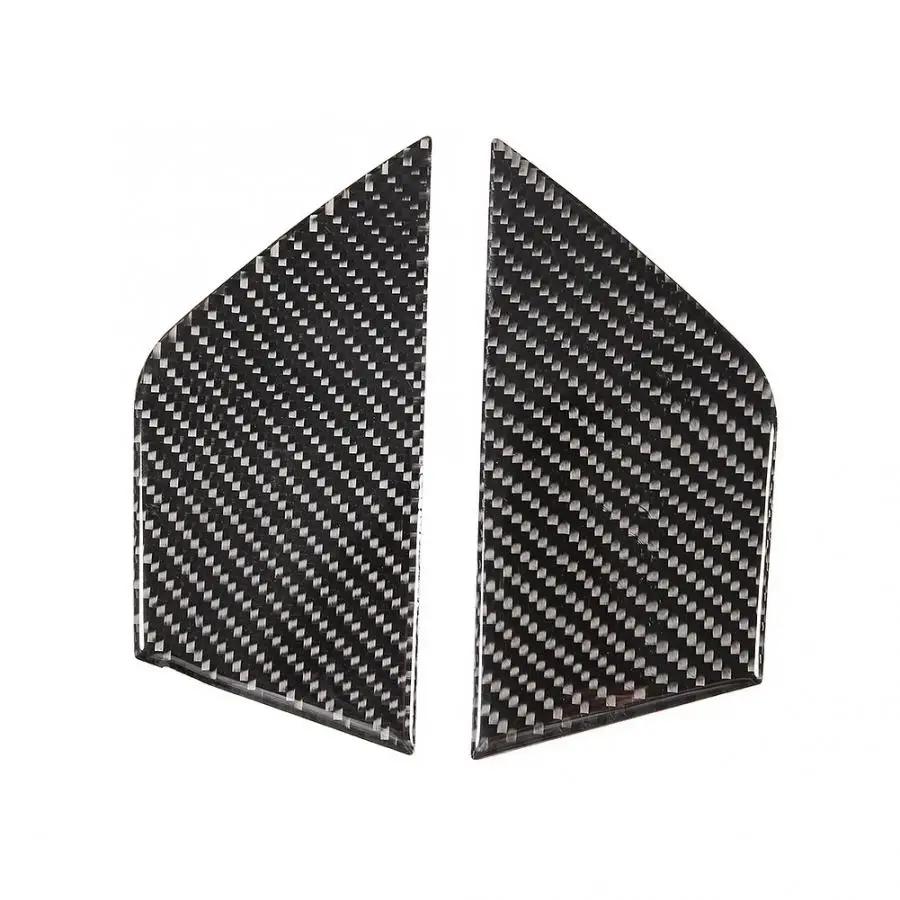 2 шт. декоративная панель для салона автомобиля мягкое натуральное Углеволокно