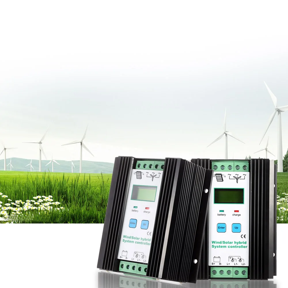 

LCD Economic PWM Wind Solar System Controller(600w Wind + 400w Solar)12v/24v Automatic Identification Household Lighting