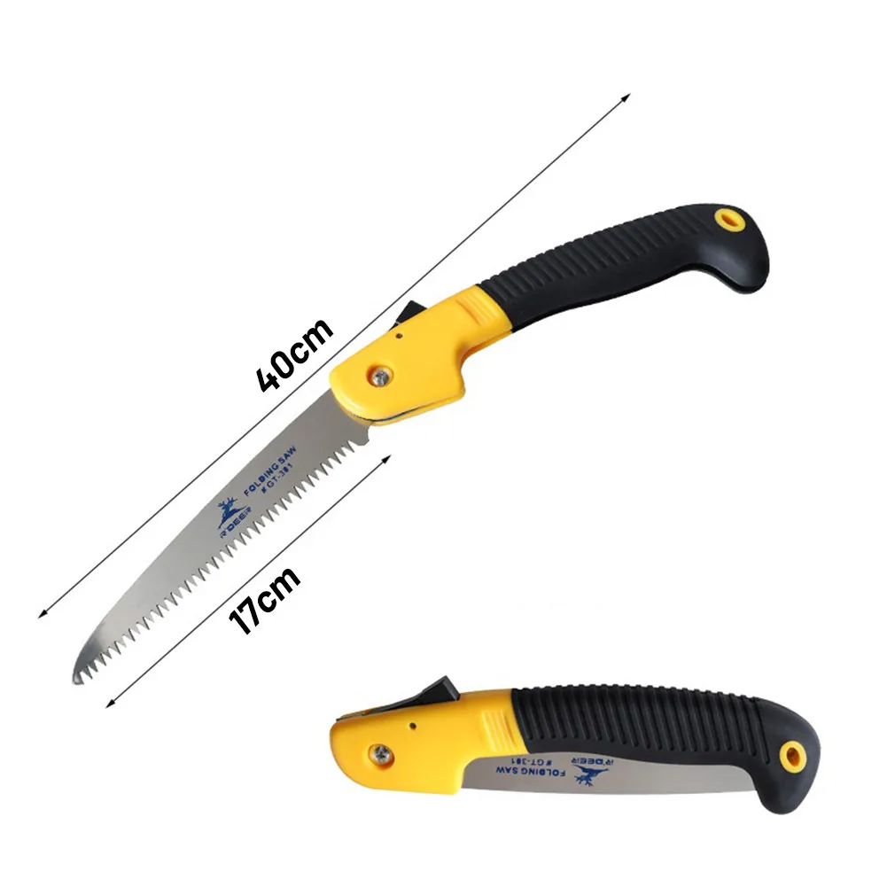 

Folding Saw Heavy Duty Hand Saw For Wood Camping, Dry Wood Pruning Saw With Hard Teeth Extra Long 40cm Blade