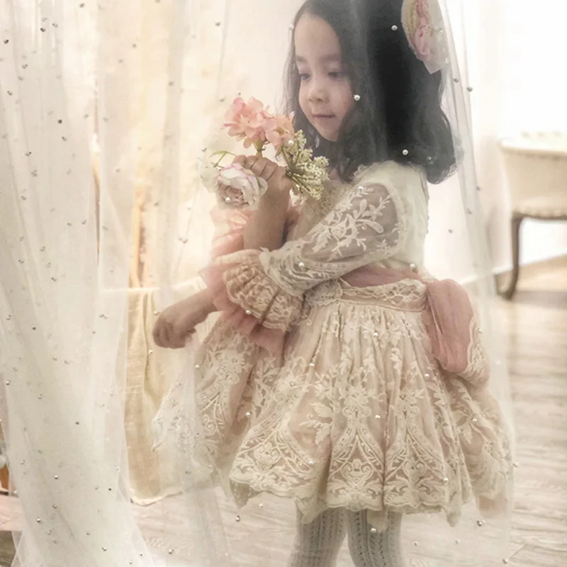 Испанское платье Королевские костюмы для девочек Детские платья принцессы на