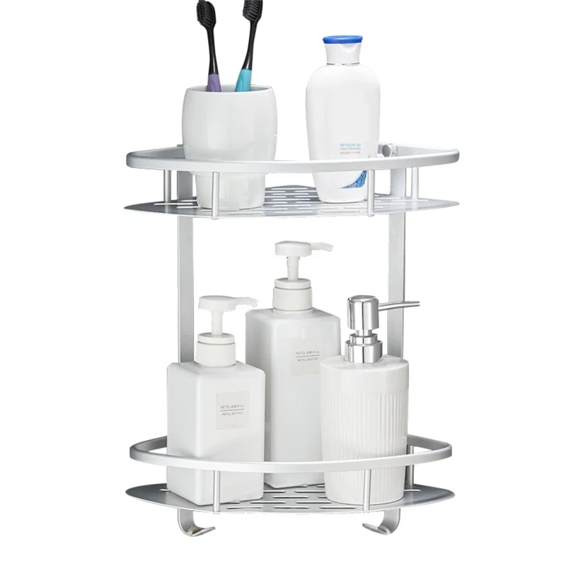 

Holder Prateleira Parede Estanteria Meuble Salle De Bain Mensole Rack Shower Accessories Banheiro Shelves Bathroom Wall Shelf