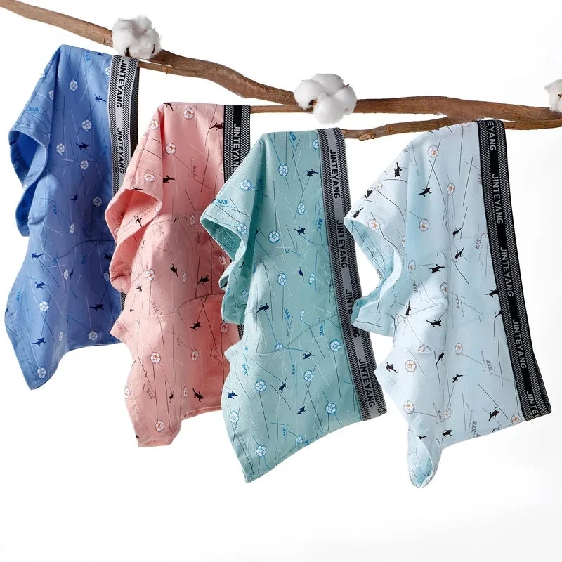 2021 High Quality Underwear Men Cotton Boxer Men's Panties Men Underwear Boxers Boxer Shorts Boxershorts Printed Underpants 4XL