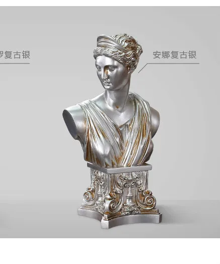 Статуэтка в европейском стиле для украшения дома статуэтка из смолы пластырь