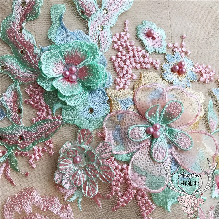 8Colors Stereo Nail Beads Hot Diamond Embroidery Lace Topping Service DIY Special Price Clothing Accessories | Дом и сад