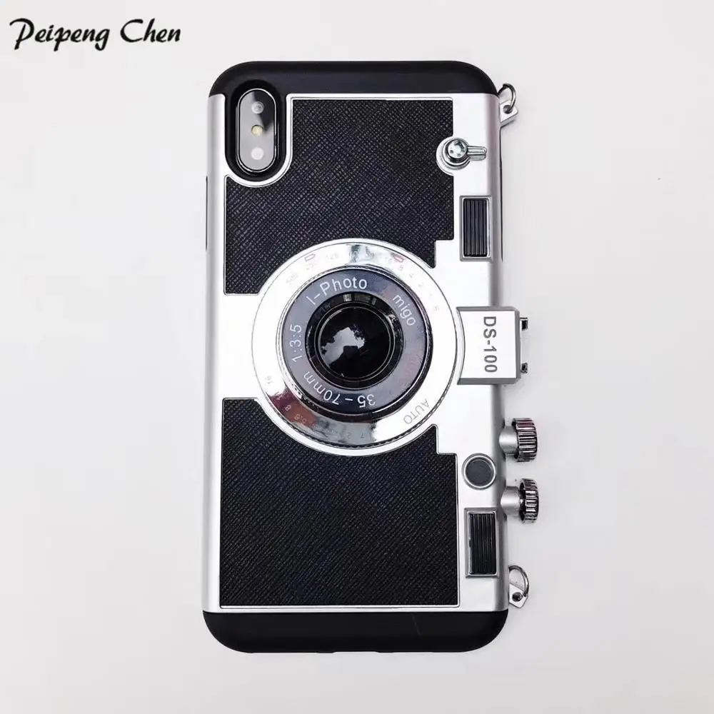 Роскошные 3D Ретро чехлы для телефонов iPhone 11 Pro Max XS MAM XR X 7 8 6 6s Plus Мягкий силиконовый
