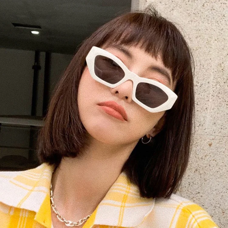 

2021 New Punk Women Sunglasses Irregular Lens Chic Retro Street Eyewears Outfit Accessories Sun Glasses