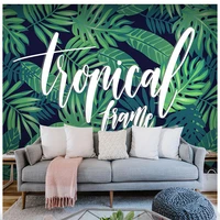custom 3d wallpaper mural fashion modern rainforest tree flamingo family bedroom living room dining room background wallpaper
