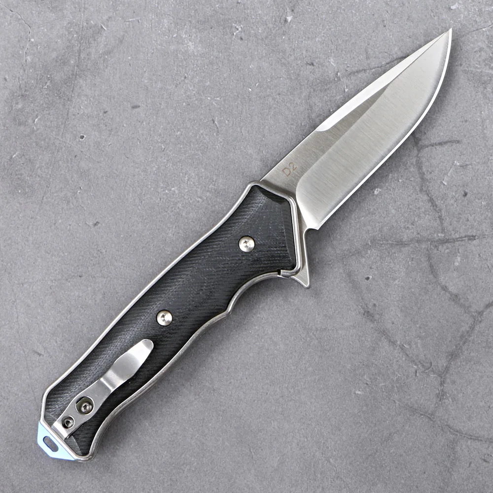Складной нож LOVOCOO RK052 D2 карманный Клинок с лезвием G10 и стальной ручкой для