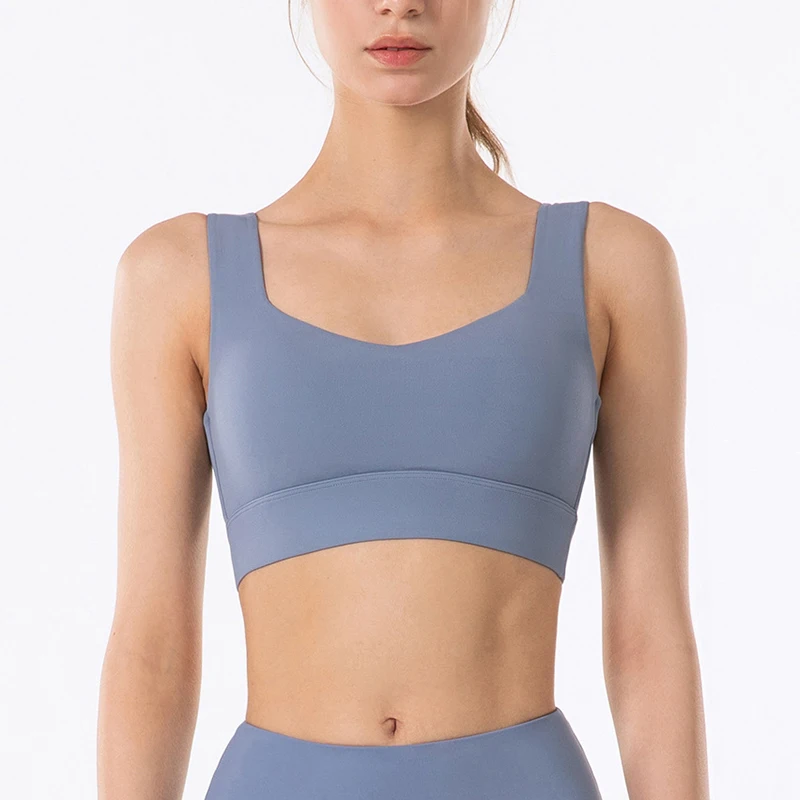 Alo Yoga 2021 Summer Sexy Women's Sports Bra Four-color Diamond Neckline Underwear Fitness Exercise Running Tube Top DS63 | Спорт и