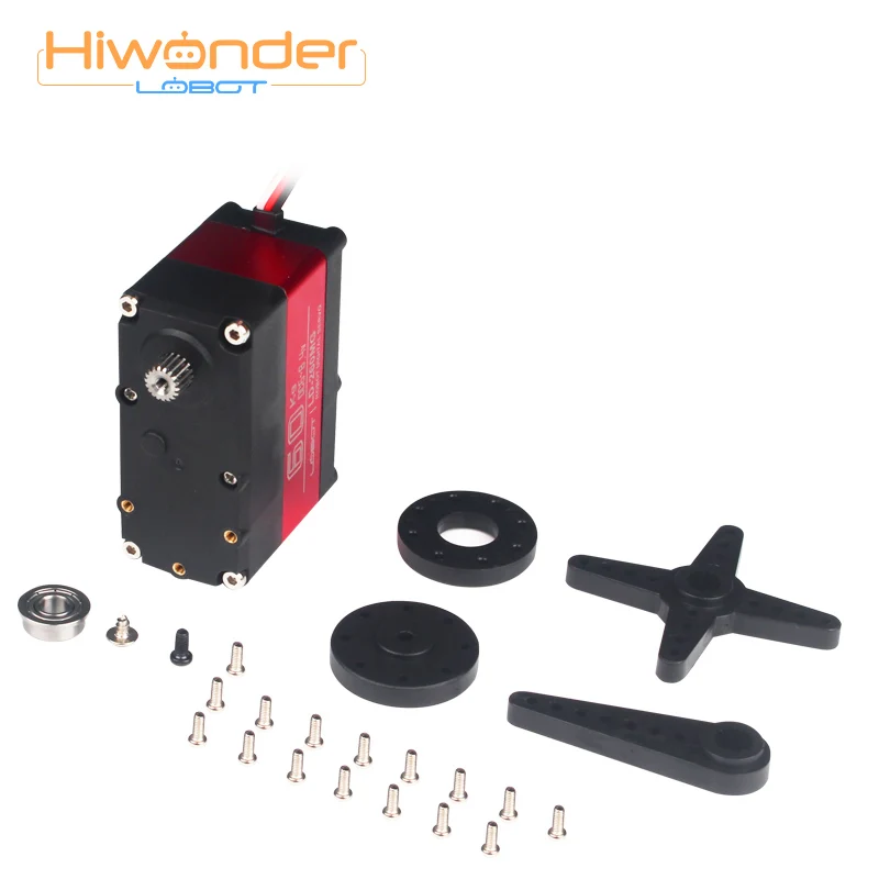 

2019 LD-260MG 60KG high torque double shaft metal shell digital servo for DIY robot robotic arm