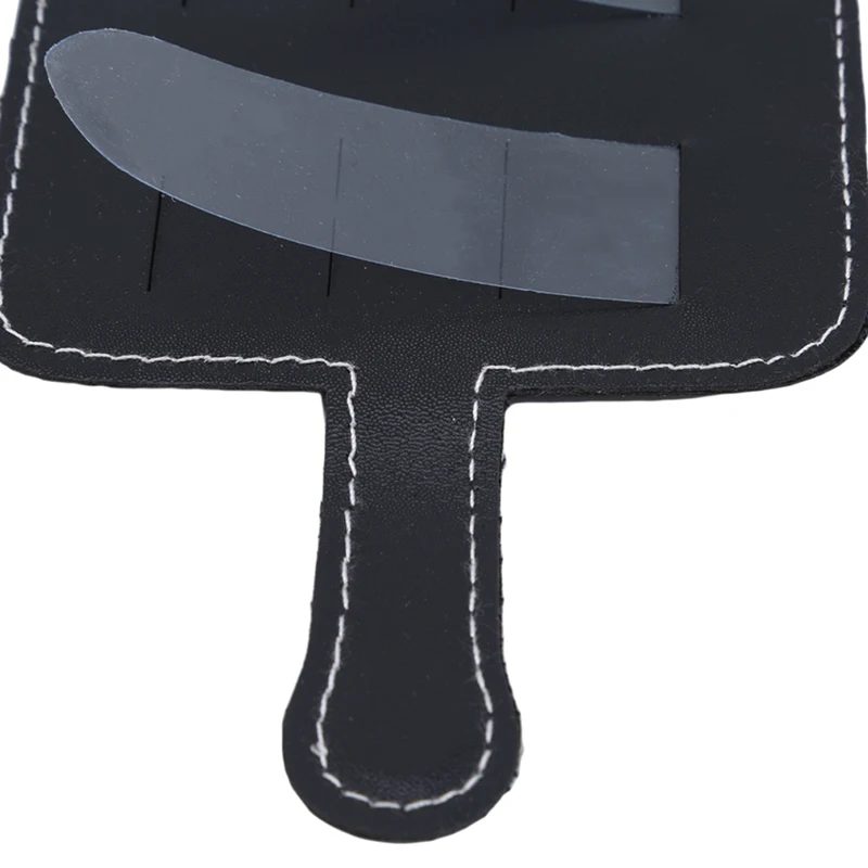 

Deluxe Guitar Pick Holder Leather Wallet Plectrum Case Cover Carrying Bag